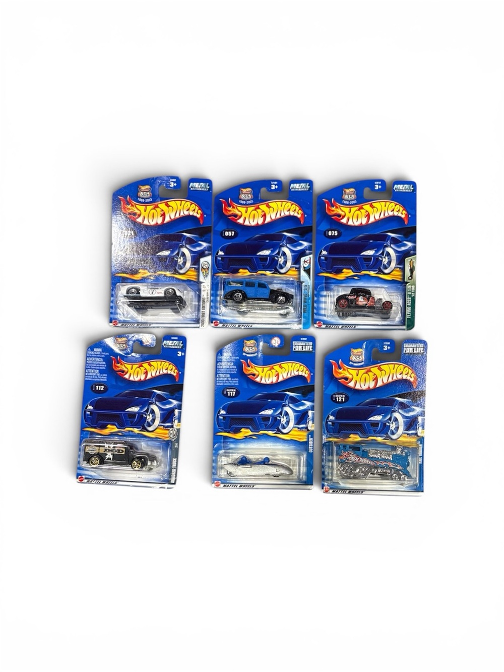 6 Hot Wheels New in Package